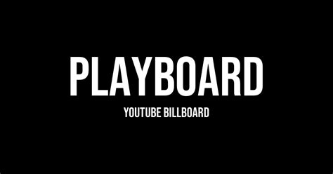 youtube playboard